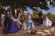 Frederic Bazille Family Reunion Sweden oil painting reproduction